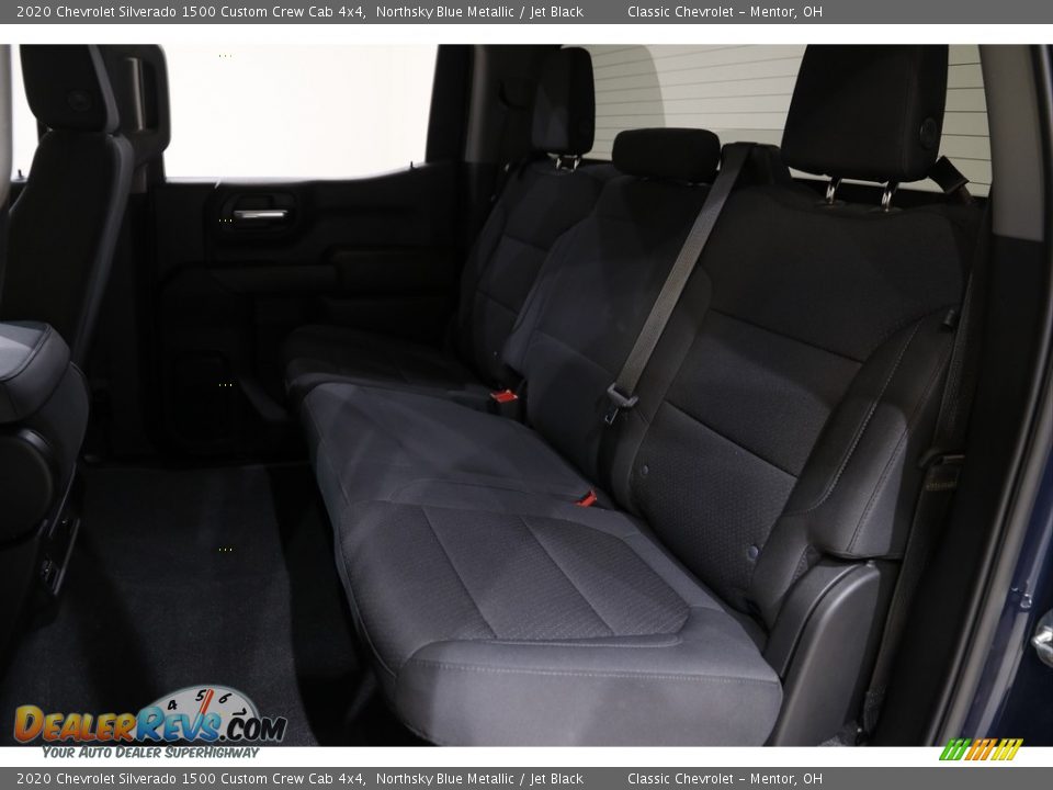 2020 Chevrolet Silverado 1500 Custom Crew Cab 4x4 Northsky Blue Metallic / Jet Black Photo #16