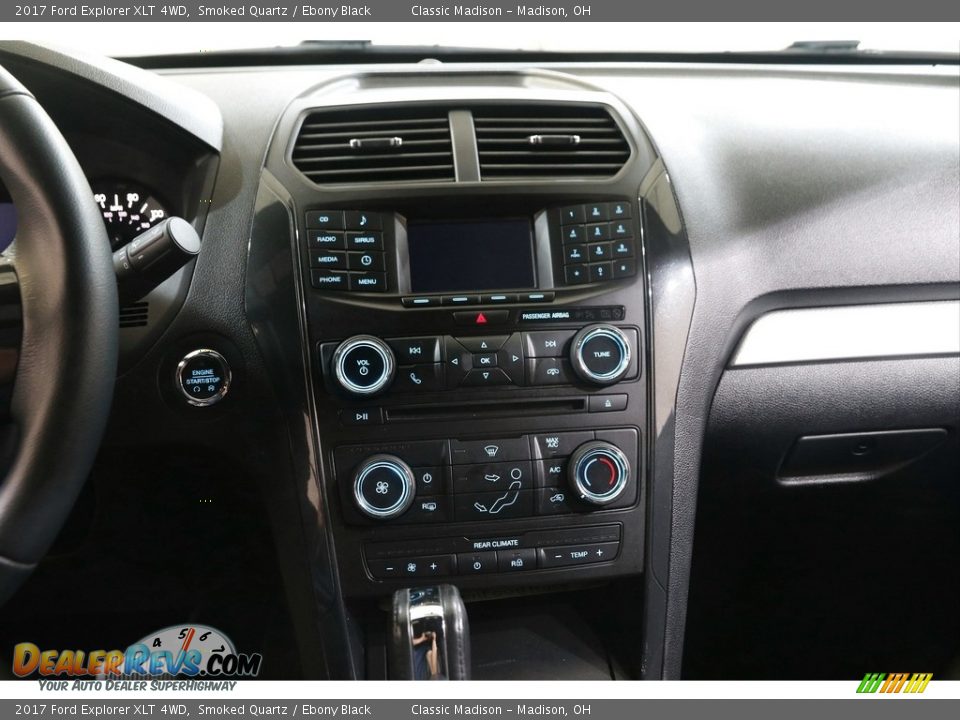 2017 Ford Explorer XLT 4WD Smoked Quartz / Ebony Black Photo #9