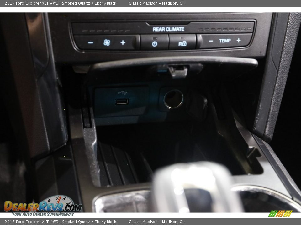 2017 Ford Explorer XLT 4WD Smoked Quartz / Ebony Black Photo #13