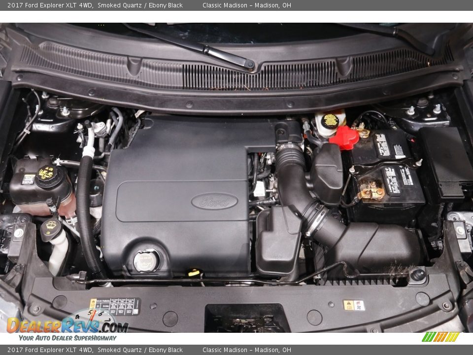 2017 Ford Explorer XLT 4WD Smoked Quartz / Ebony Black Photo #19