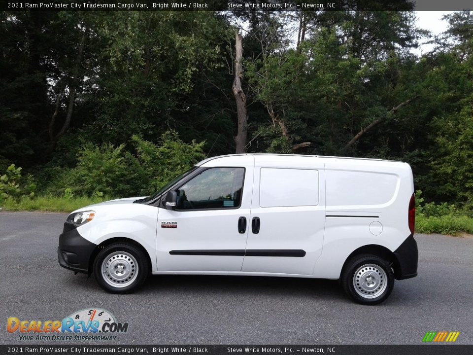 Bright White 2021 Ram ProMaster City Tradesman Cargo Van Photo #1