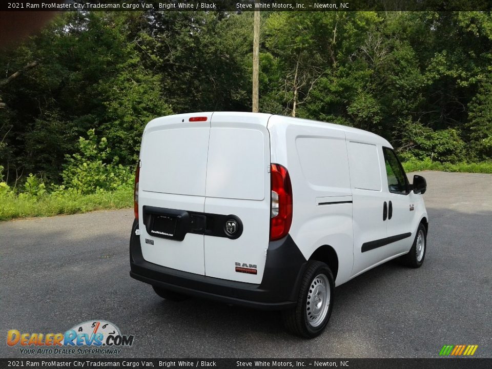 2021 Ram ProMaster City Tradesman Cargo Van Bright White / Black Photo #6