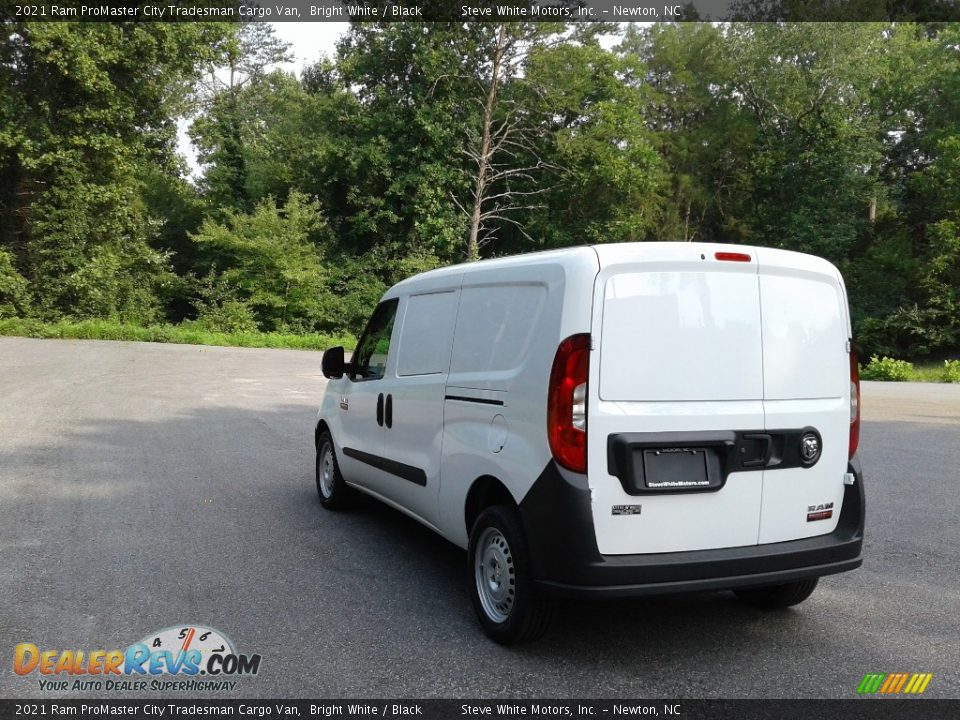 2021 Ram ProMaster City Tradesman Cargo Van Bright White / Black Photo #8