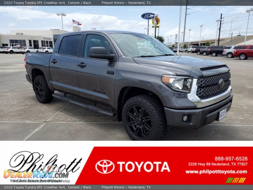 2020 Toyota Tundra SR5 CrewMax 4x4 Cement / Black Photo #1