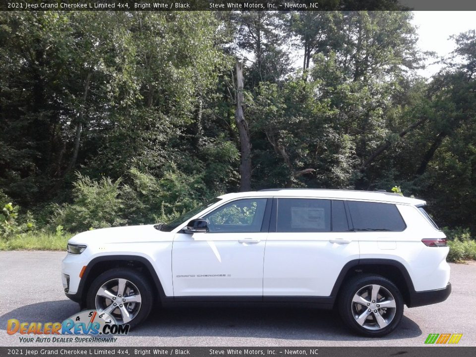 2021 Jeep Grand Cherokee L Limited 4x4 Bright White / Black Photo #1