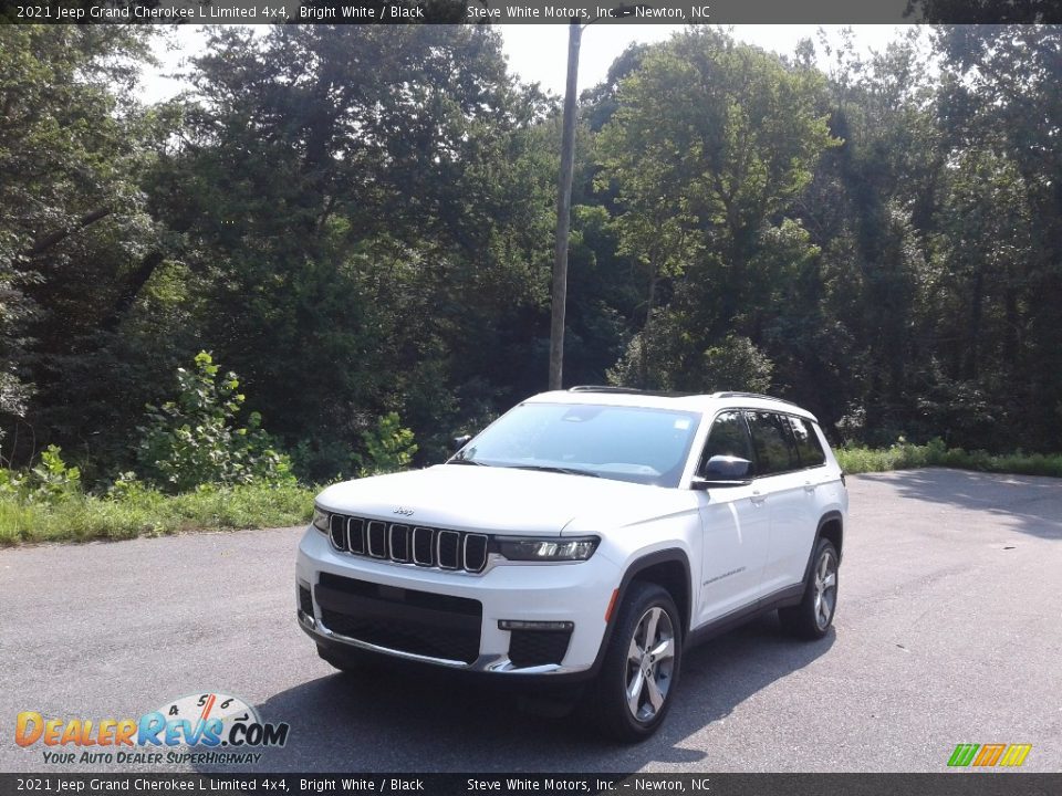 2021 Jeep Grand Cherokee L Limited 4x4 Bright White / Black Photo #2