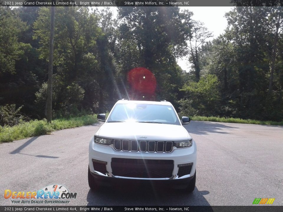 2021 Jeep Grand Cherokee L Limited 4x4 Bright White / Black Photo #3