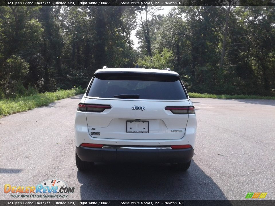 2021 Jeep Grand Cherokee L Limited 4x4 Bright White / Black Photo #7