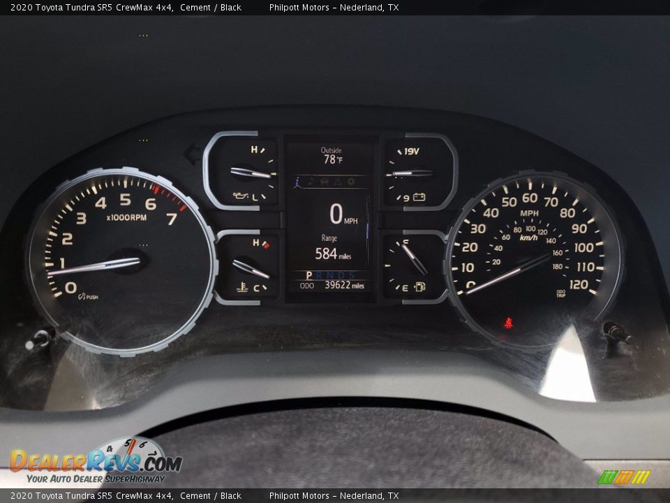 2020 Toyota Tundra SR5 CrewMax 4x4 Cement / Black Photo #16