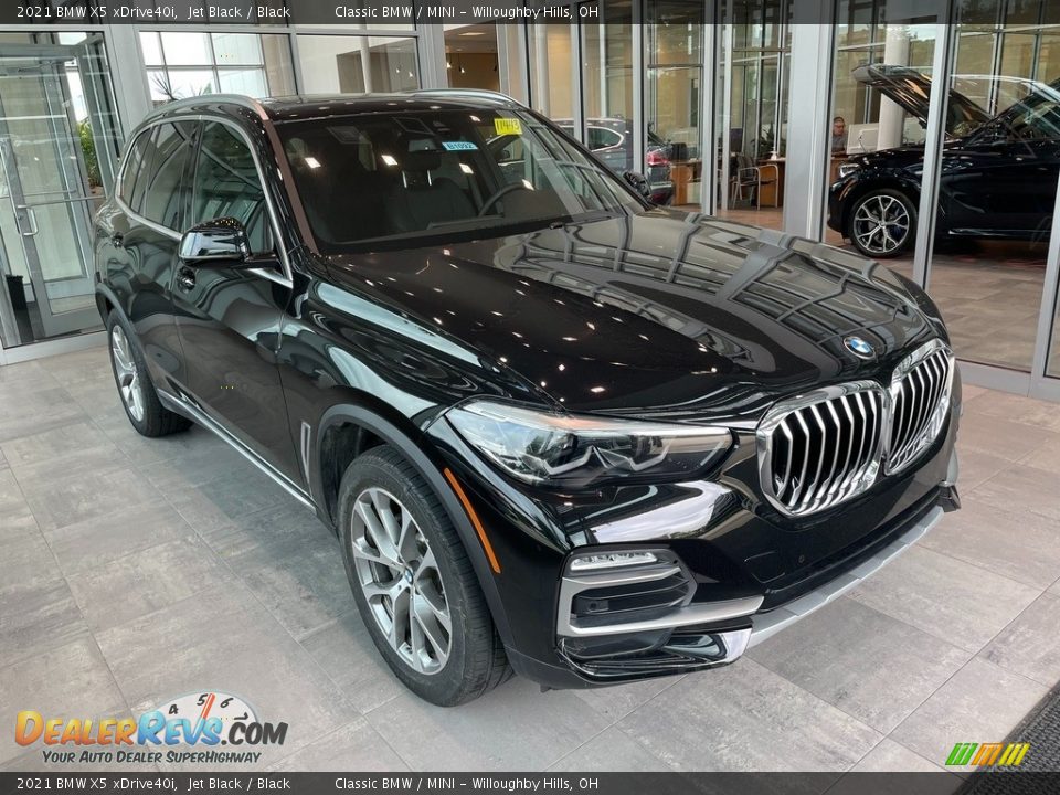 2021 BMW X5 xDrive40i Jet Black / Black Photo #1