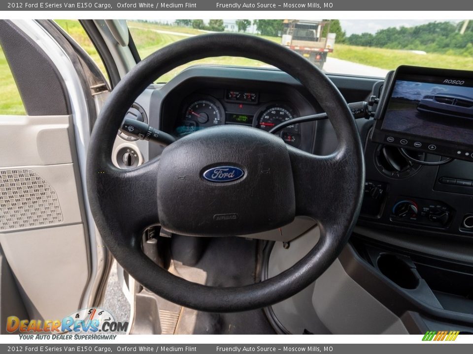 2012 Ford E Series Van E150 Cargo Oxford White / Medium Flint Photo #36