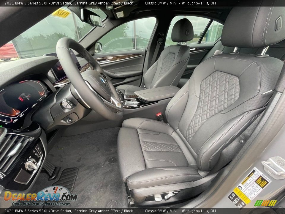 Black Interior - 2021 BMW 5 Series 530i xDrive Sedan Photo #4