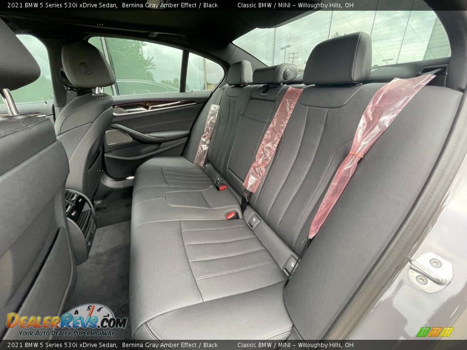 Rear Seat of 2021 BMW 5 Series 530i xDrive Sedan Photo #5