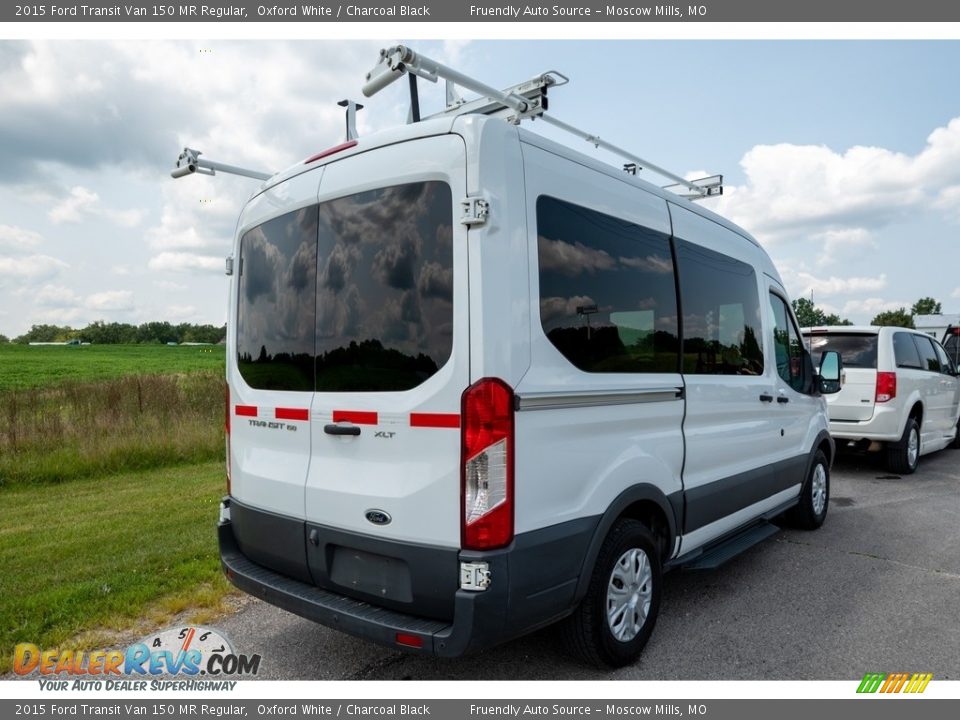 2015 Ford Transit Van 150 MR Regular Oxford White / Charcoal Black Photo #4