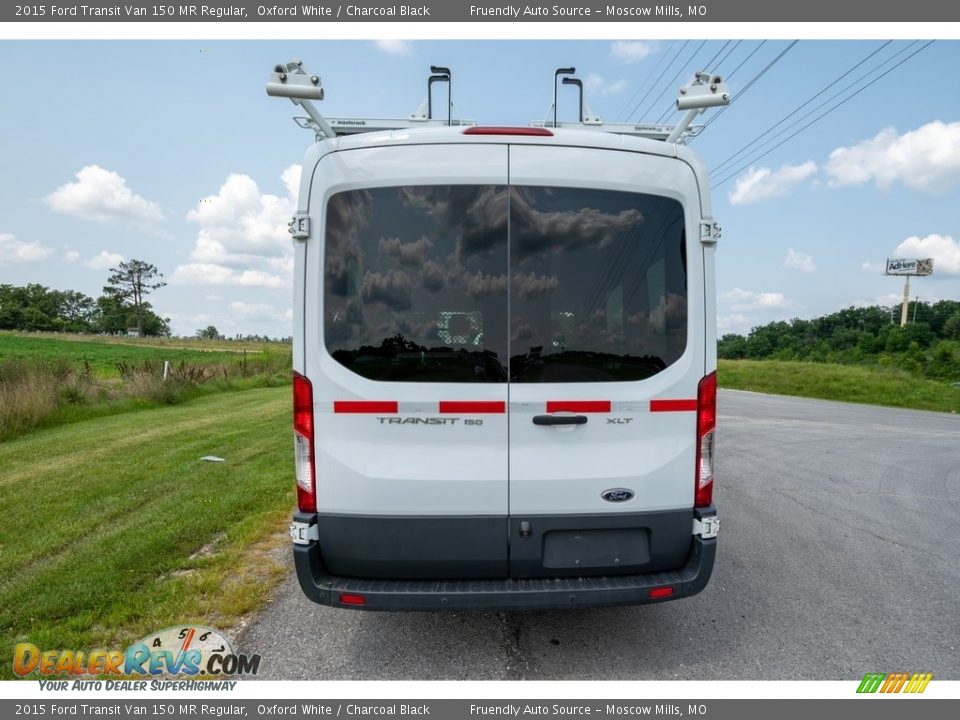 2015 Ford Transit Van 150 MR Regular Oxford White / Charcoal Black Photo #5