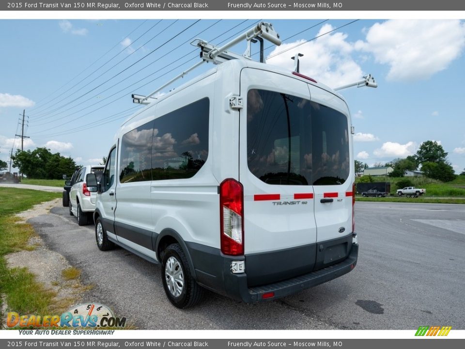 2015 Ford Transit Van 150 MR Regular Oxford White / Charcoal Black Photo #6