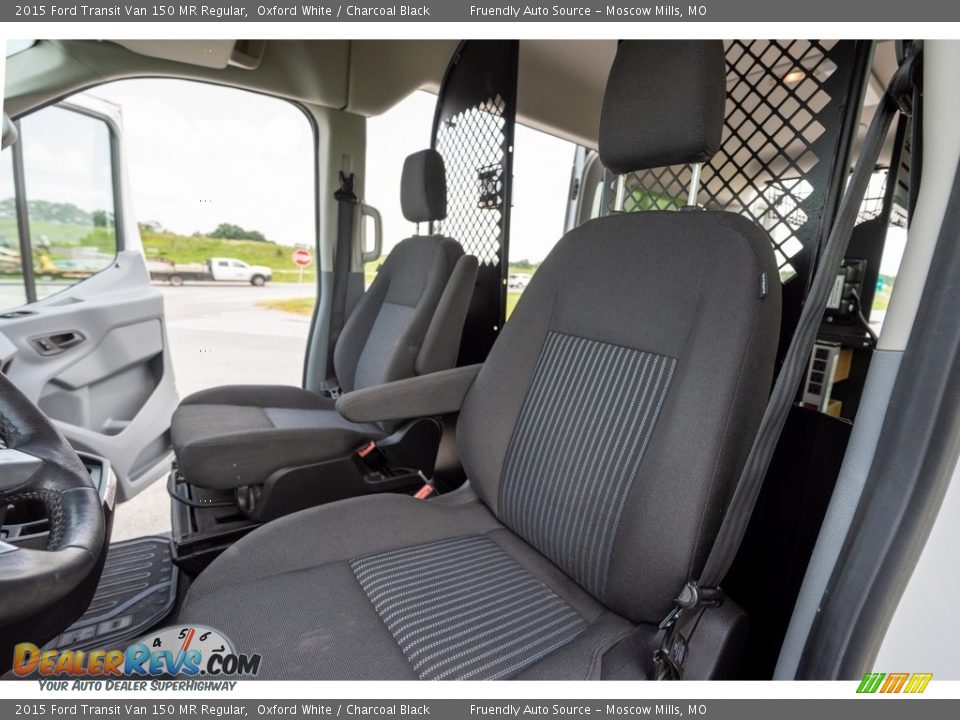 2015 Ford Transit Van 150 MR Regular Oxford White / Charcoal Black Photo #17