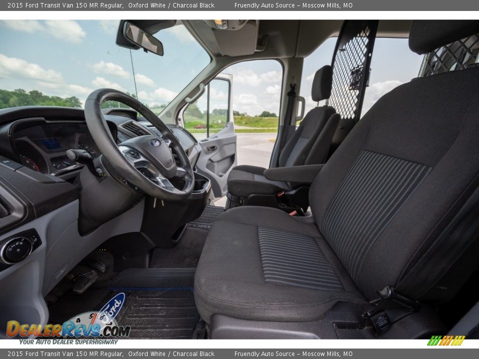 2015 Ford Transit Van 150 MR Regular Oxford White / Charcoal Black Photo #18