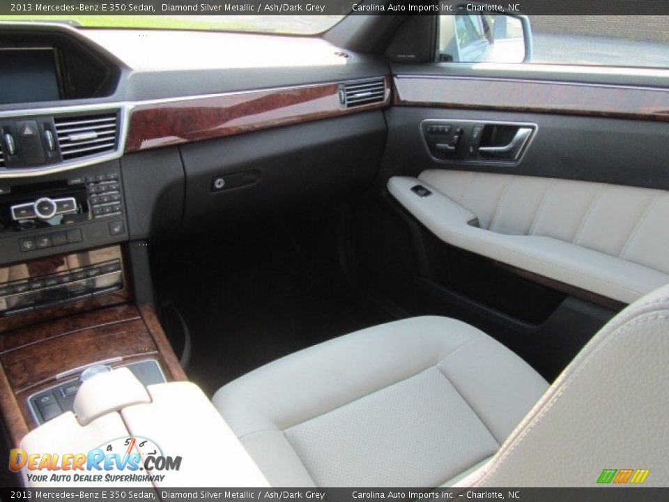 2013 Mercedes-Benz E 350 Sedan Diamond Silver Metallic / Ash/Dark Grey Photo #14