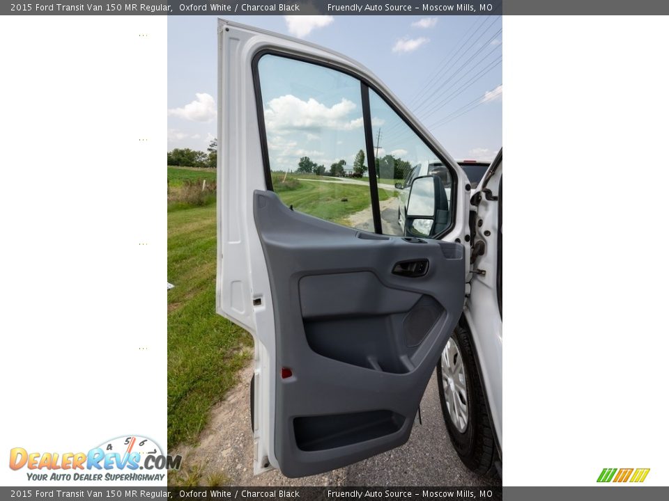 2015 Ford Transit Van 150 MR Regular Oxford White / Charcoal Black Photo #20