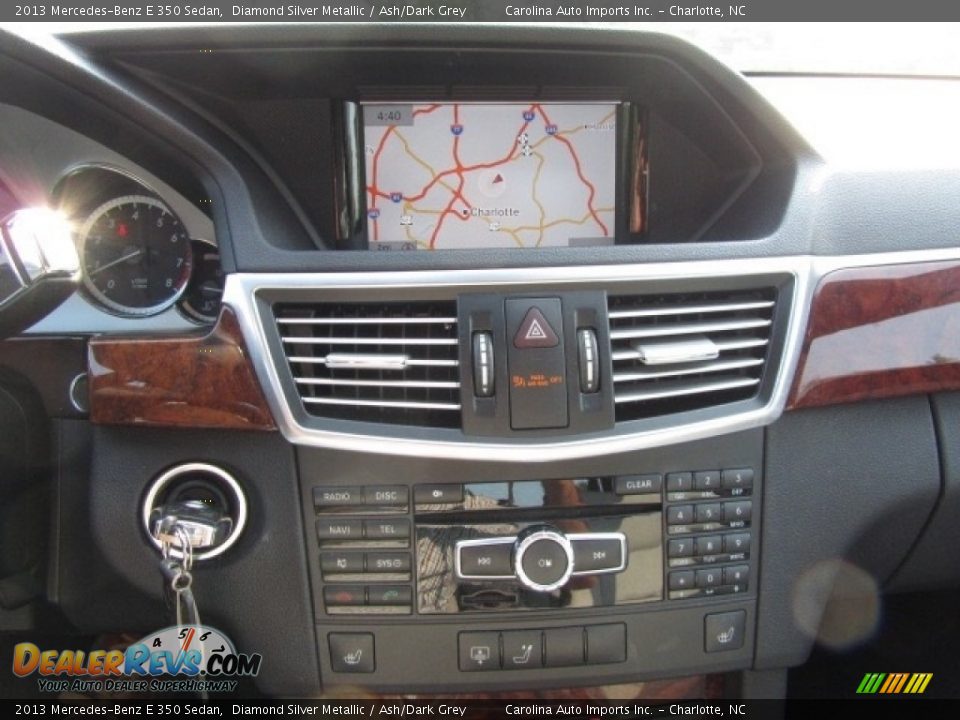 2013 Mercedes-Benz E 350 Sedan Diamond Silver Metallic / Ash/Dark Grey Photo #16