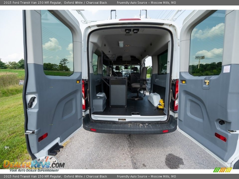 2015 Ford Transit Van 150 MR Regular Oxford White / Charcoal Black Photo #21