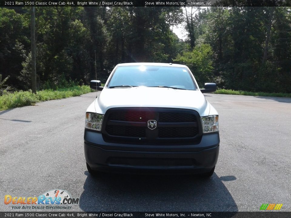 2021 Ram 1500 Classic Crew Cab 4x4 Bright White / Diesel Gray/Black Photo #3