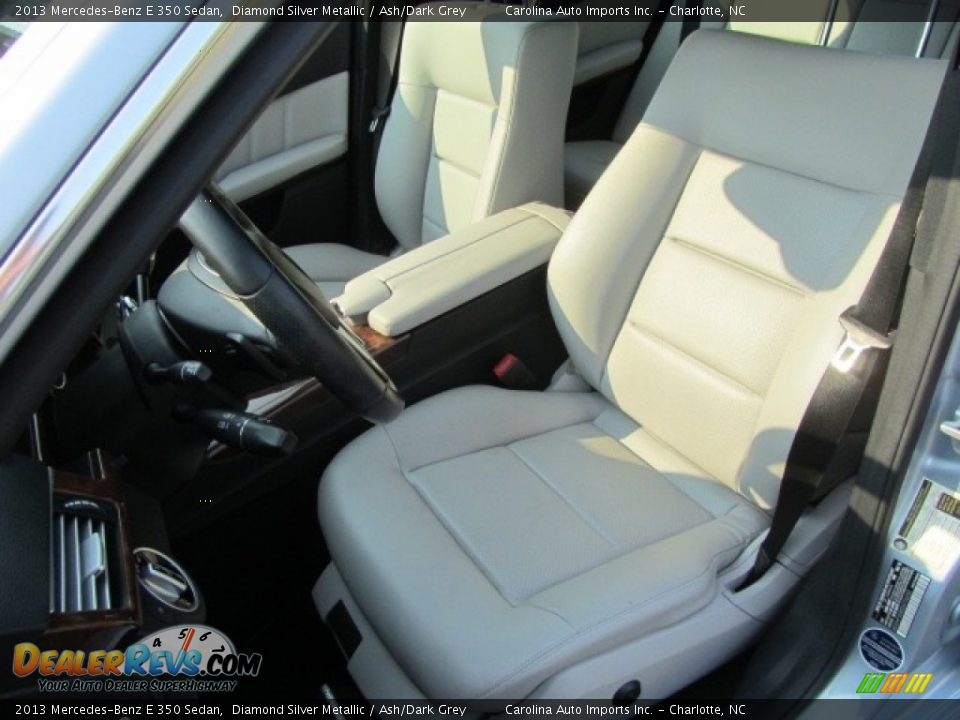 2013 Mercedes-Benz E 350 Sedan Diamond Silver Metallic / Ash/Dark Grey Photo #18