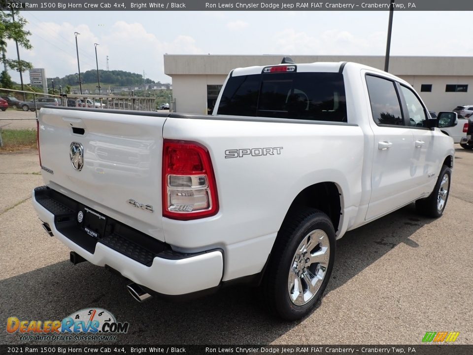 2021 Ram 1500 Big Horn Crew Cab 4x4 Bright White / Black Photo #5