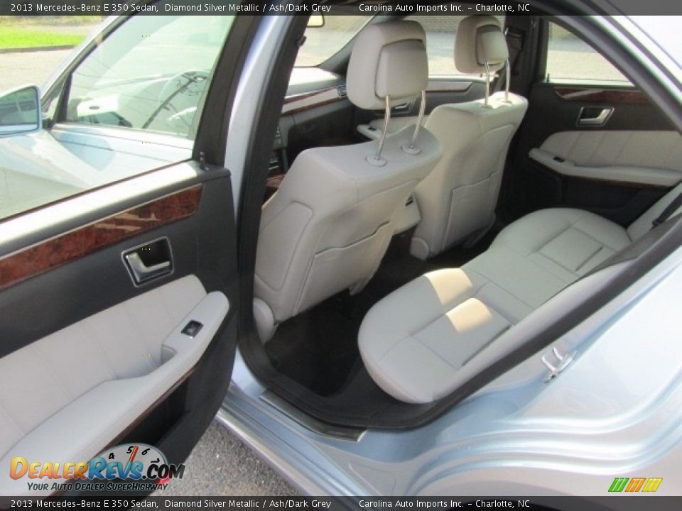 2013 Mercedes-Benz E 350 Sedan Diamond Silver Metallic / Ash/Dark Grey Photo #19
