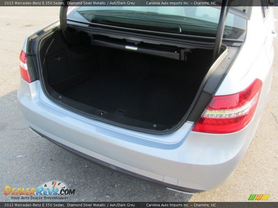 2013 Mercedes-Benz E 350 Sedan Diamond Silver Metallic / Ash/Dark Grey Photo #20