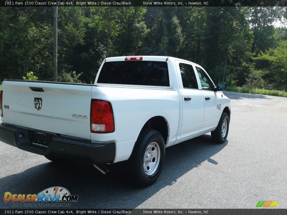 2021 Ram 1500 Classic Crew Cab 4x4 Bright White / Diesel Gray/Black Photo #6