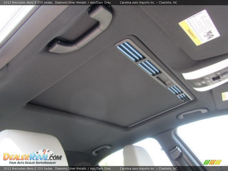2013 Mercedes-Benz E 350 Sedan Diamond Silver Metallic / Ash/Dark Grey Photo #23
