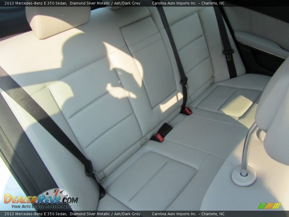 2013 Mercedes-Benz E 350 Sedan Diamond Silver Metallic / Ash/Dark Grey Photo #24
