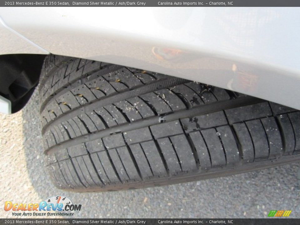2013 Mercedes-Benz E 350 Sedan Diamond Silver Metallic / Ash/Dark Grey Photo #26