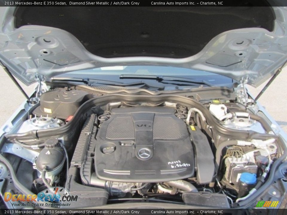 2013 Mercedes-Benz E 350 Sedan Diamond Silver Metallic / Ash/Dark Grey Photo #27
