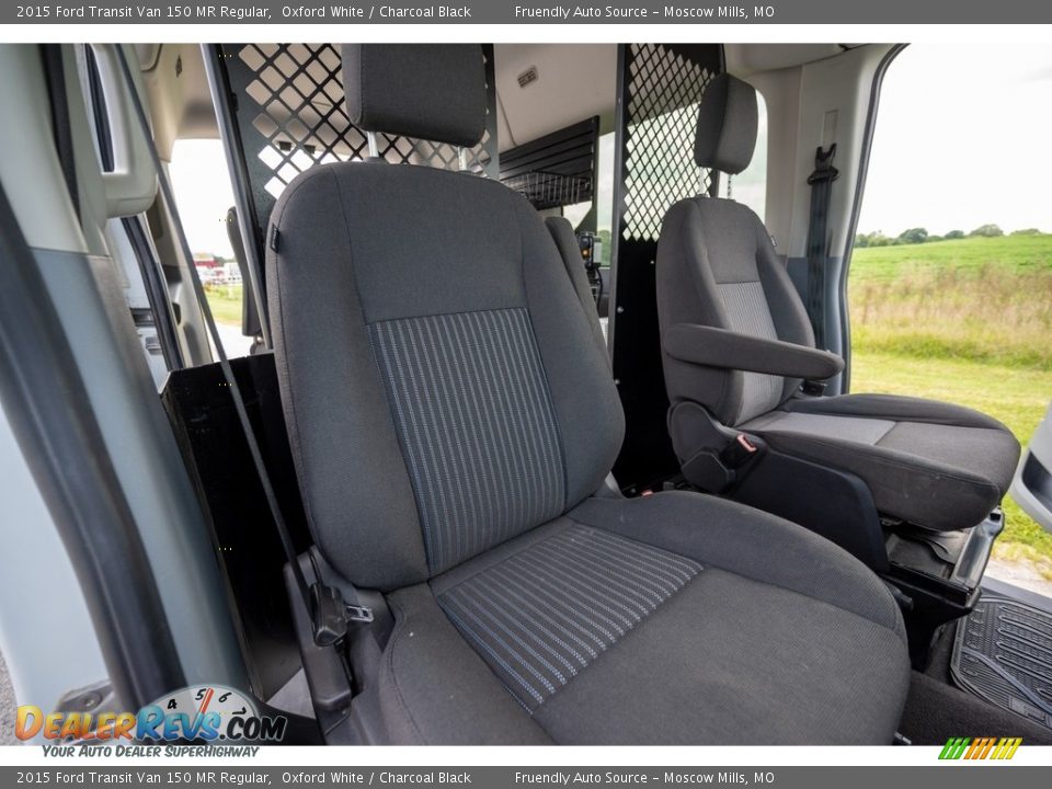 2015 Ford Transit Van 150 MR Regular Oxford White / Charcoal Black Photo #31