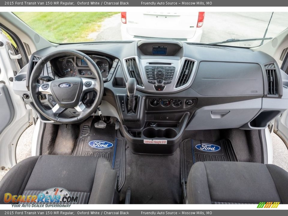 Charcoal Black Interior - 2015 Ford Transit Van 150 MR Regular Photo #32