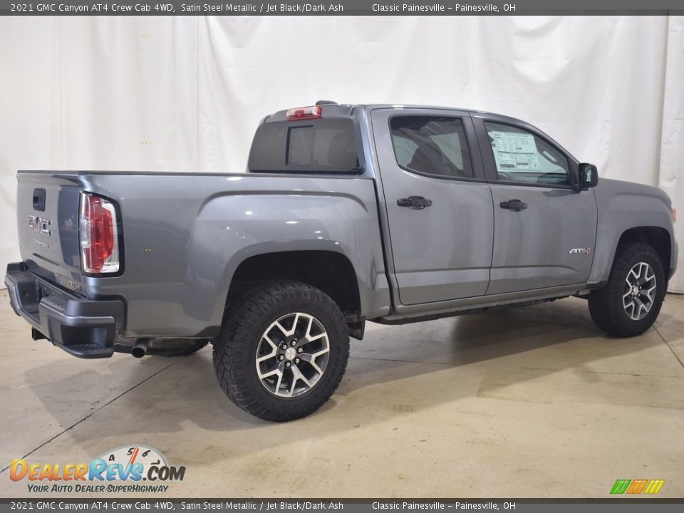 2021 GMC Canyon AT4 Crew Cab 4WD Satin Steel Metallic / Jet Black/Dark Ash Photo #2