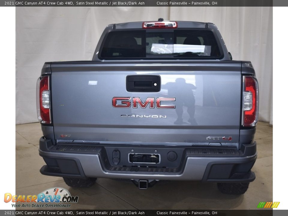 2021 GMC Canyon AT4 Crew Cab 4WD Satin Steel Metallic / Jet Black/Dark Ash Photo #3