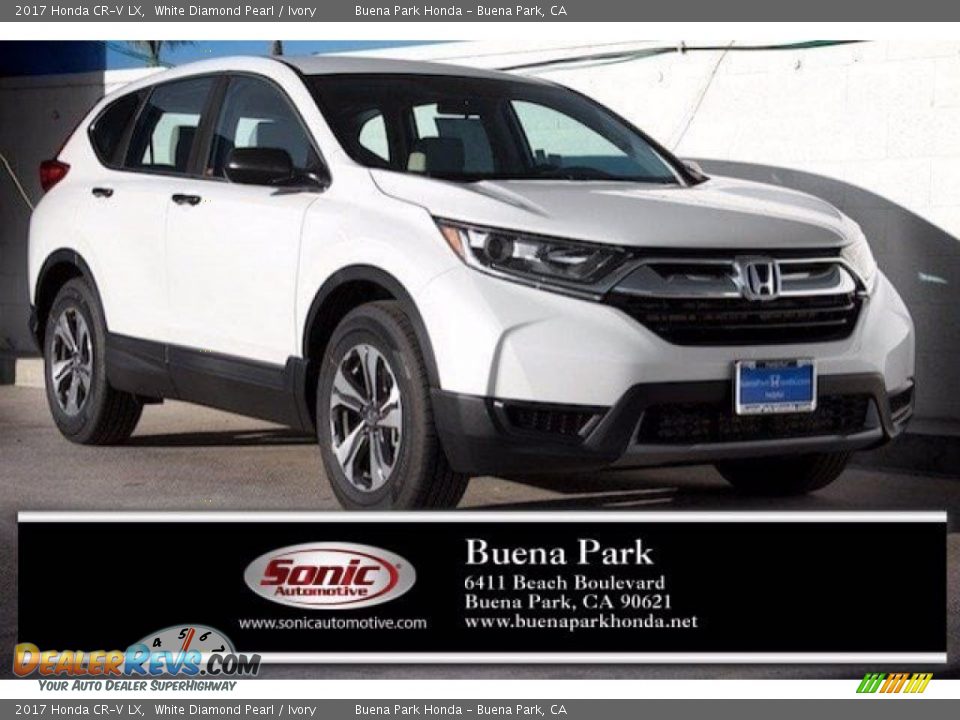 2017 Honda CR-V LX White Diamond Pearl / Ivory Photo #1