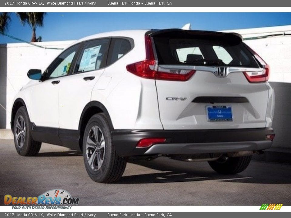 2017 Honda CR-V LX White Diamond Pearl / Ivory Photo #2