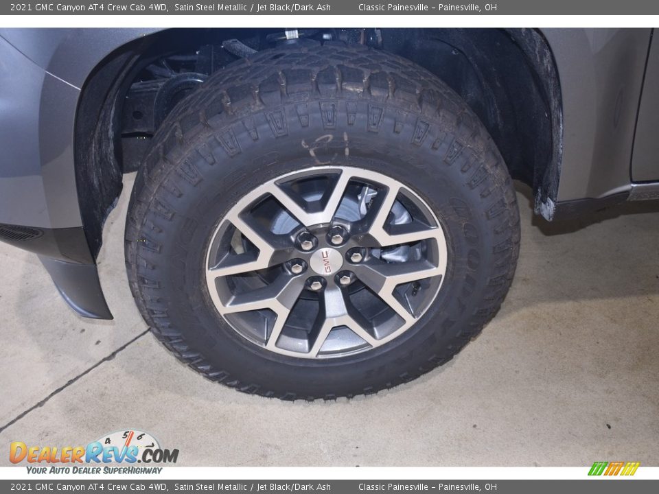 2021 GMC Canyon AT4 Crew Cab 4WD Satin Steel Metallic / Jet Black/Dark Ash Photo #5