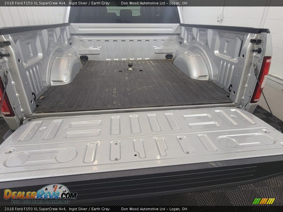 2018 Ford F150 XL SuperCrew 4x4 Ingot Silver / Earth Gray Photo #7