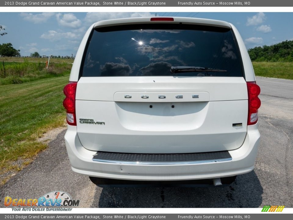 2013 Dodge Grand Caravan American Value Package Stone White / Black/Light Graystone Photo #5