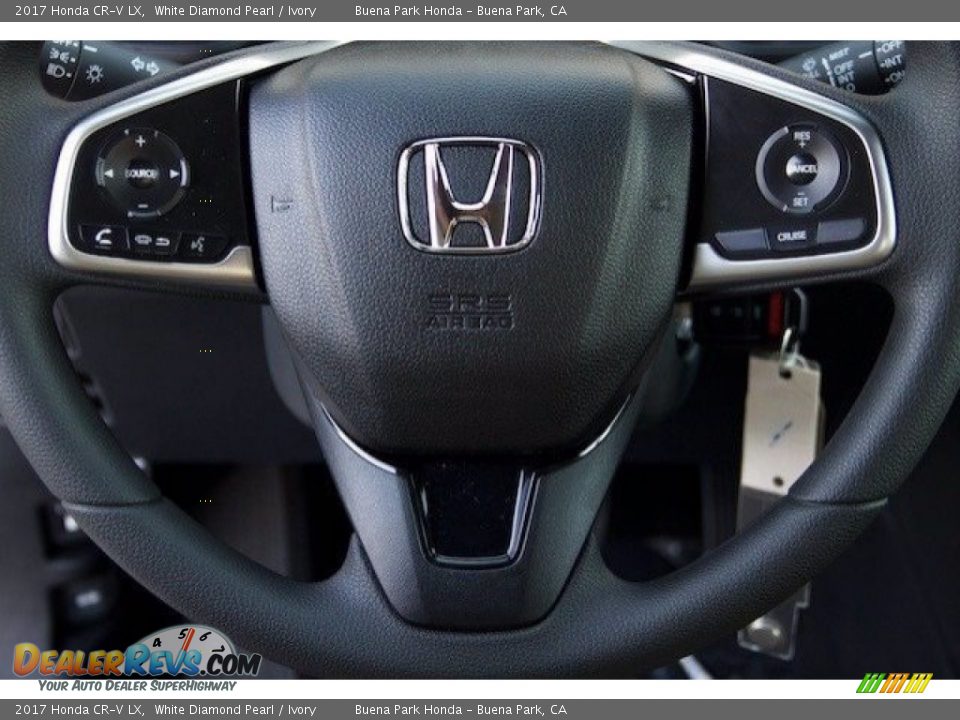 2017 Honda CR-V LX White Diamond Pearl / Ivory Photo #8