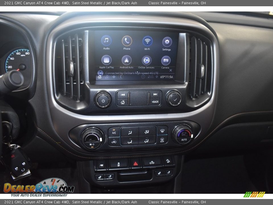 2021 GMC Canyon AT4 Crew Cab 4WD Satin Steel Metallic / Jet Black/Dark Ash Photo #12