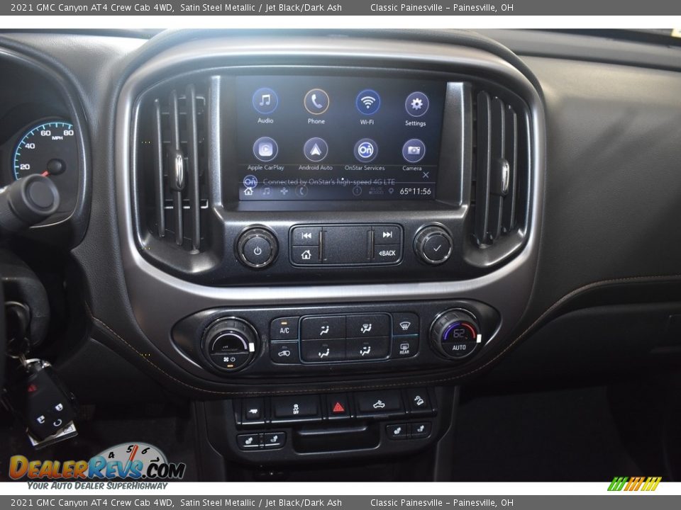 2021 GMC Canyon AT4 Crew Cab 4WD Satin Steel Metallic / Jet Black/Dark Ash Photo #12