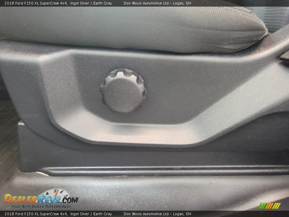 2018 Ford F150 XL SuperCrew 4x4 Ingot Silver / Earth Gray Photo #14