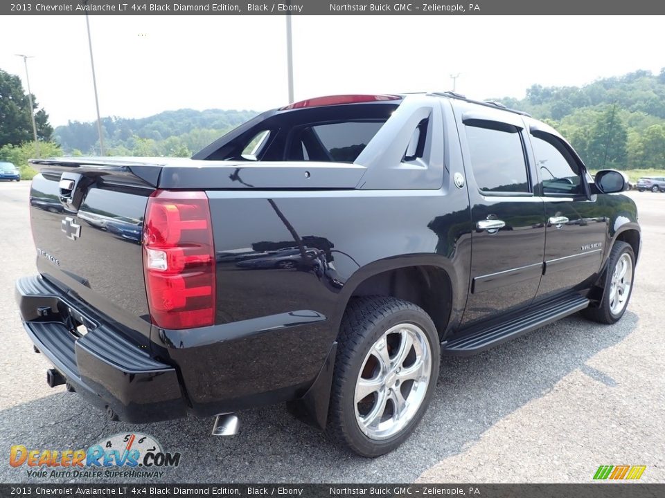 2013 Chevrolet Avalanche LT 4x4 Black Diamond Edition Black / Ebony Photo #8